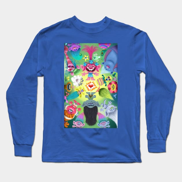 Find Your Happy Place Long Sleeve T-Shirt by KenTurner82